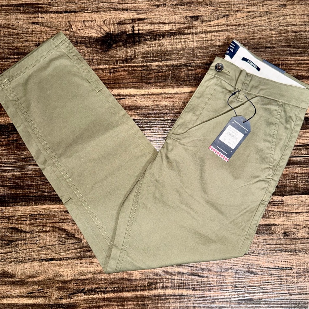 Ben Sherman Men’s Slim Fit Stretch Pants 33x32 | Army Green | NWT | Dress Pants